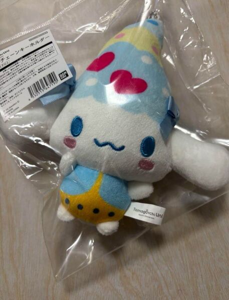 たまごっち サンリオ もりりっち×シナモロール ボールチェーンキーホルダー