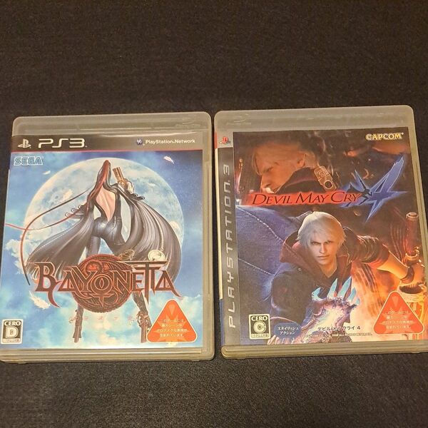 PS3ソフト 2本セット ベヨネッタ デビルメイクライ4