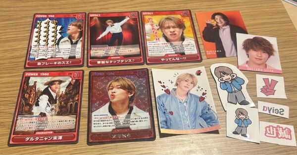 Aぇ! group DNA グッズ カードゲーム 末澤誠也 ステッカー デタカ