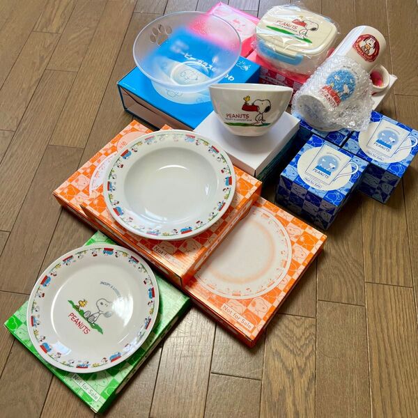 スヌーピー プレート 食器 絵皿 ボウル マグカップ まとめセット SNOOPY 非売品