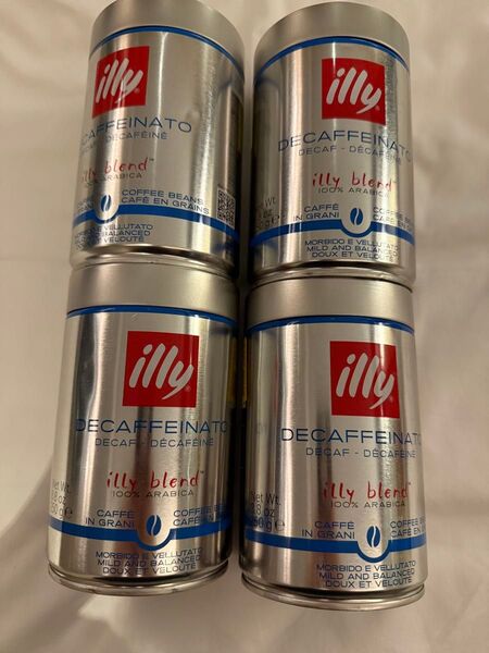 1セットのみ illy イリー ディカフェ コーヒー豆 250g x 4