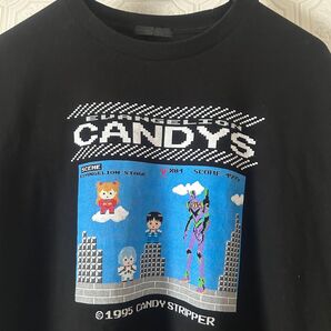 エヴァンゲリオン CandyStripper コラボ Tシャツ 古着 2 evangelion スタジオカラー GAINAX