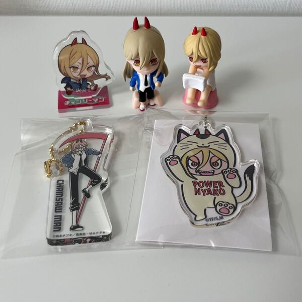 チェンソーマン パワー まとめ売り アクリルキーホルダー アクリルスタンド フィギュア ガチャガチャ