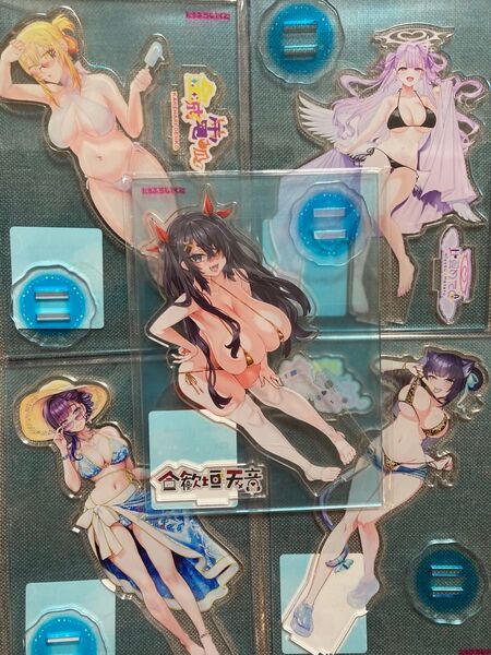 Fanzaオンラインくじ 水着祭り 第3弾 たまぷろじぇくと C賞 全5種 コンプリート アクリルフィギュア アクリルスタンド