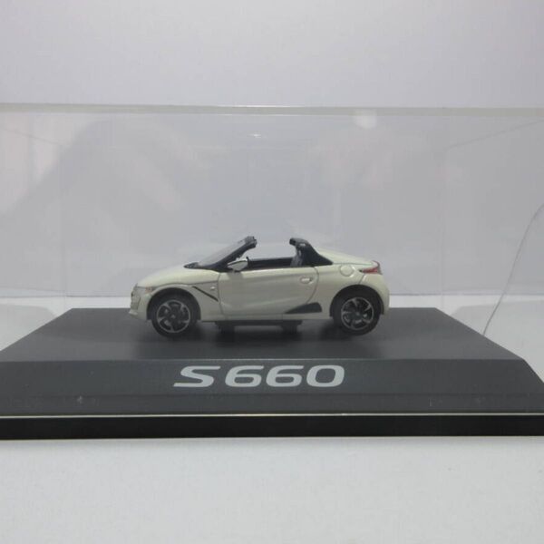 1/43 ホンダ S660 カラーサンプル ディーラー特注 ミニカー スターホワイトパール