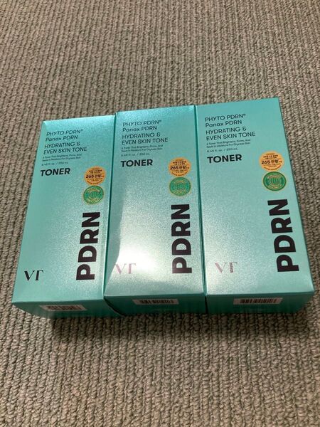 値下げ VT PDRNトナー 3本セット