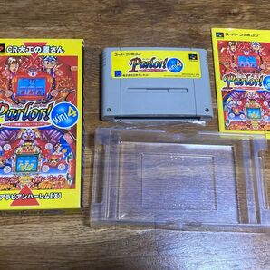 【SFC】 Parlor!Mini4 パチンコ実機シミュレーションゲーム 箱取説付き カセット SHVC-P-AQXJ