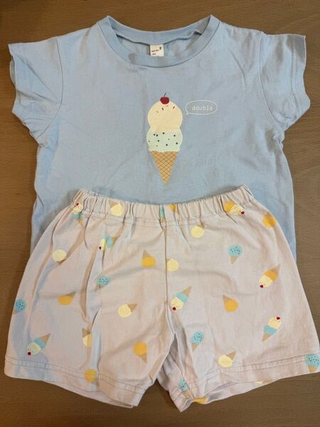 アプレレクール 半袖 Tシャツ パジャマ 半ズボン 90