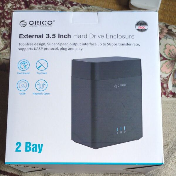 OIRICO External 3.5Inch Hard Drive Encloure