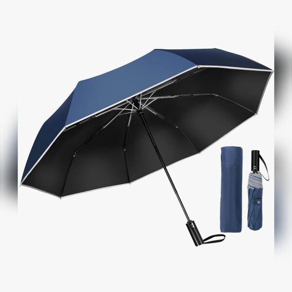 【新品未使用】 折りたたみ傘 日傘 UVカット 晴雨兼用 ワンタッチ自動開閉