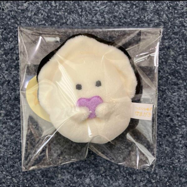 つぶらな瞳のなまがき おしはーと むぎゅぬい ぷちマスコット むらさき ぬいぐるみ