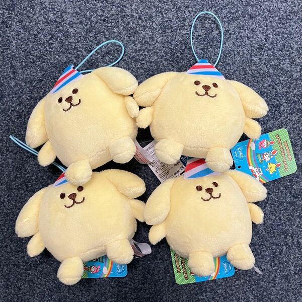 スイマー SWIMMER×サンリオ マスコット ポムポムプリン ぬいぐるみ マスコットキーホルダー サンリオキャラクターズ