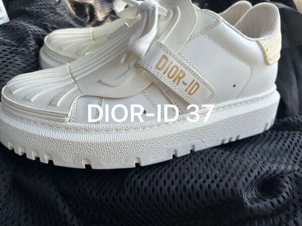 DIOR-ID ホワイトスニーカー サイズ37