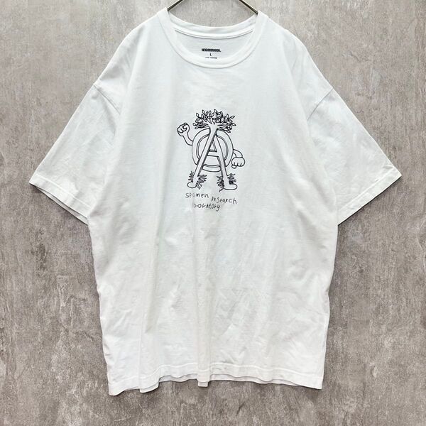 NEIGHBORHOOD Specimen research laboratory ロゴTシャツ Lサイズ ホワイト