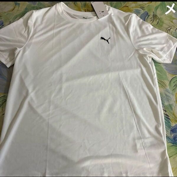 新品 プーマ Tシャツ L ホワイト クーポン500円引き