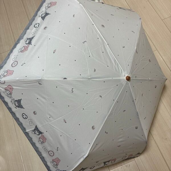 新品 サンリオ クロミ&マイメロディ 折りたたみ雨傘
