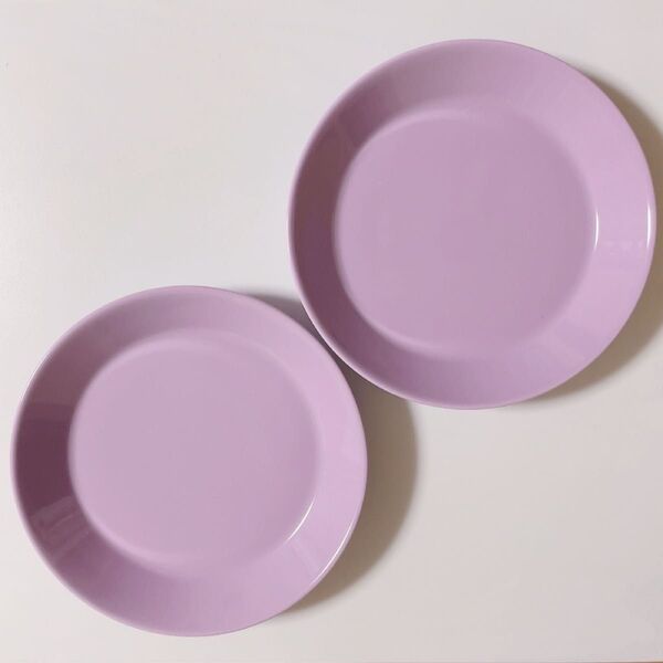 新品》イッタラ ティーマ/プレート ライラック 17cm 2枚セット iittala