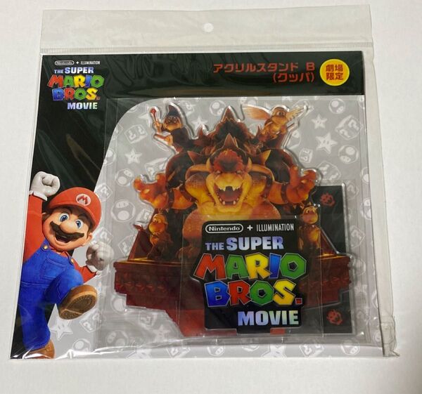 Iスーパーマリオブラザーズ MOViE アクリルスタンドB (クッパ) 未開封