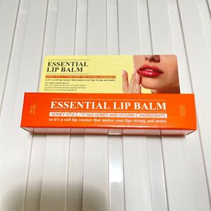 ESSENTIAL LIP BALM リップバーム ハチミツ ビタミンC 配合