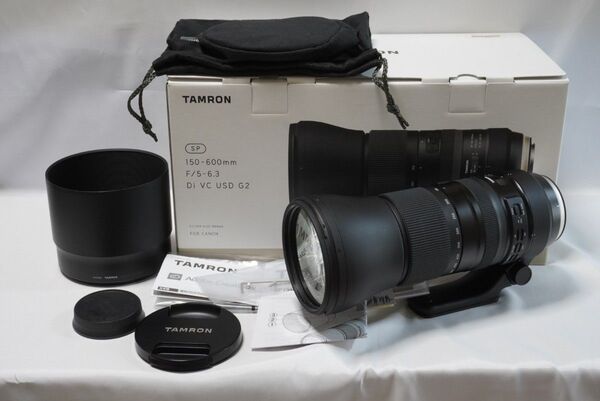 タムロンSP 150-600mm F/5-6.3 Di VC USD G2 (A022) キャノン用【動作確認済、防湿庫保管】