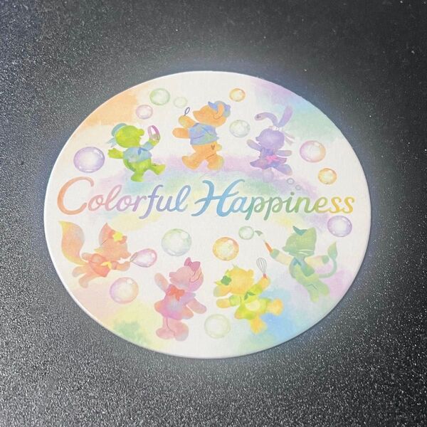 コースター カラフルハピネス ダッフィー&フレンズ20周年 東京ディズニーシー限定