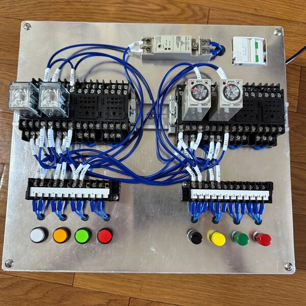 技能検定 機械保全 電気系保全作業 実技対策 課題2配線済み 未配線、誤配線 断線 仕掛け済み