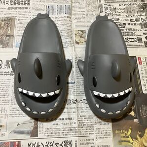 kaitesi サメ スリッパ サンダル グレー