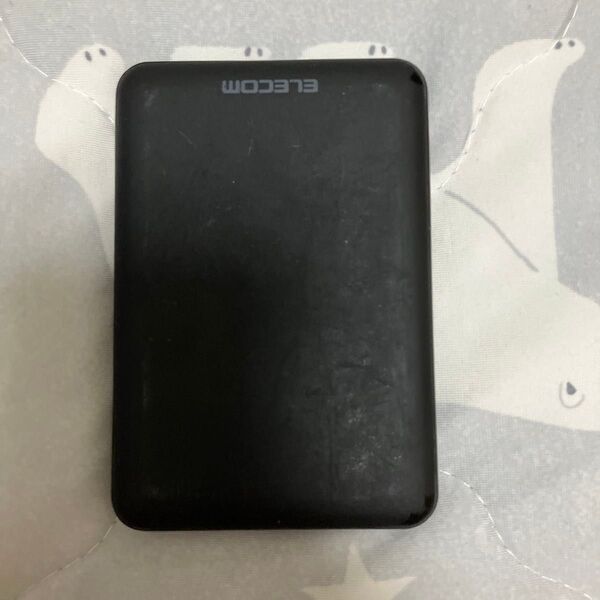 ELECOM モバイルバッテリー ブラック 5000mAh