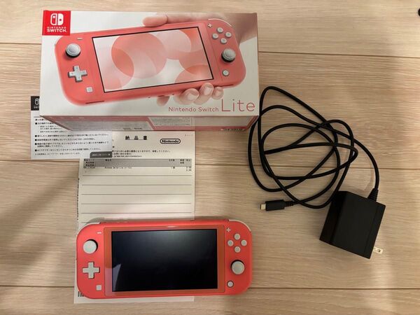 極美品 Nintendo Switch Lite コーラル 動作確認済
