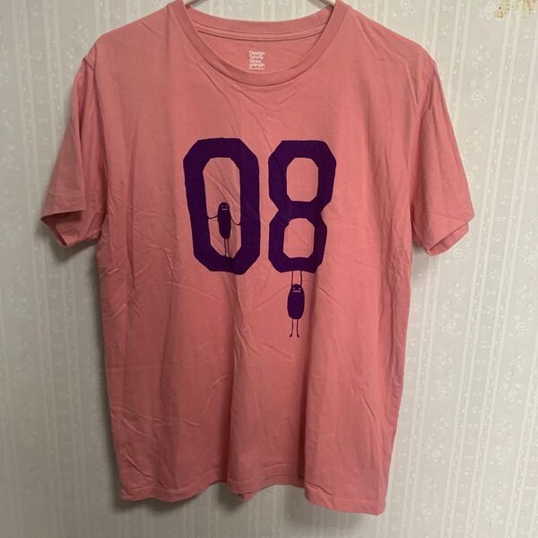 Design Tshirts Store graniph Tシャツ ピンク 08 プリント Lサイズ