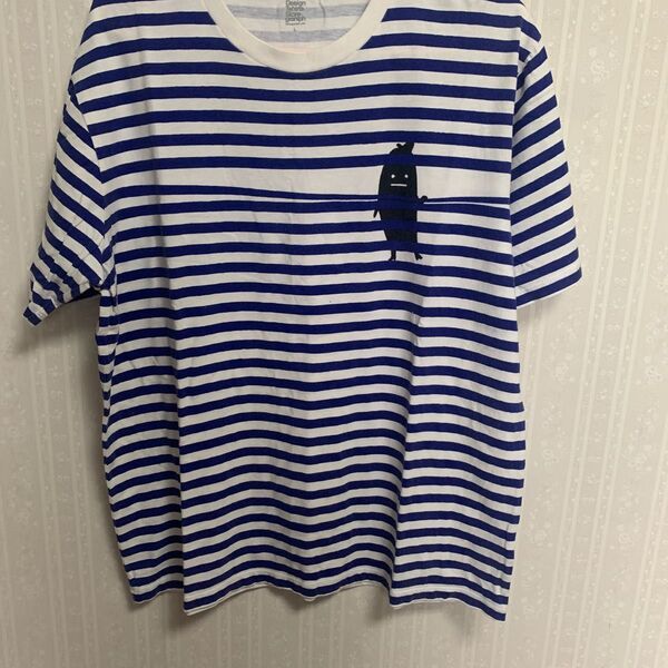 Design Tshirts Store graniph ボーダーTシャツ Lサイズ 男女兼用