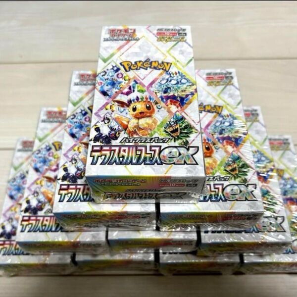 ポケモンカード テラスタルフェスex 10BOX シュリンク付き 新品未開封