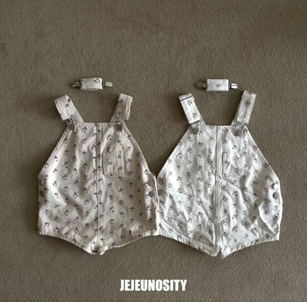 値下げ中 JEJEUNOSITY 花柄サロペット pink