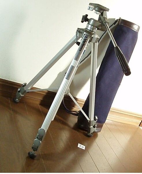 Velbon ベルボン VX-521 雲台、ケース付き プロ仕様 三脚