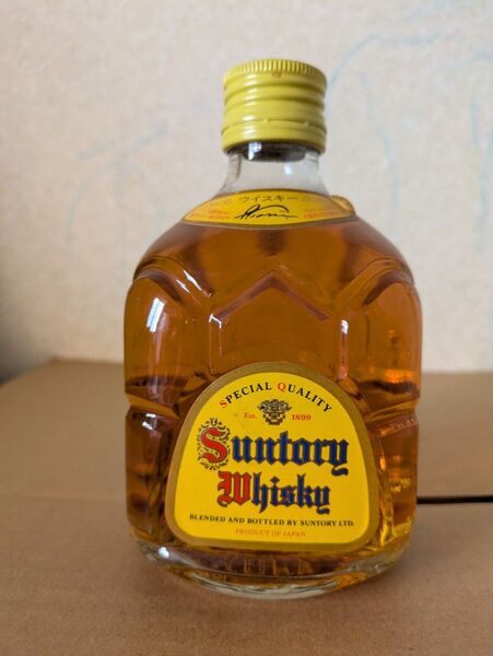 古酒 サントリーウイスキー 角瓶 ハーフボトル デジタル花マーク 360ml 40% 未開封