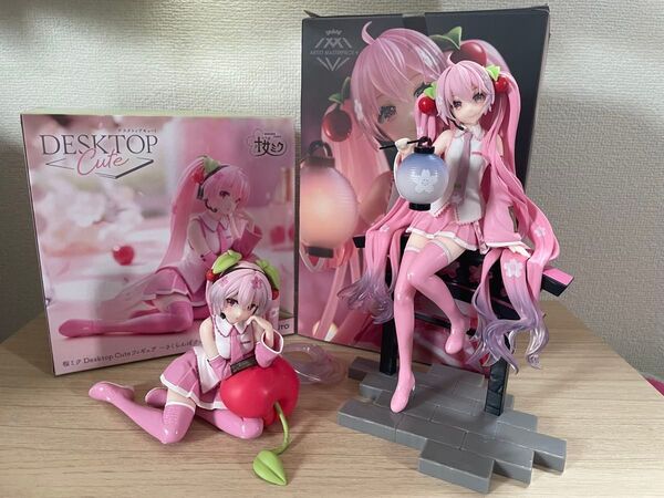 桜ミク desktopcuteさくらんぼクッションver. AMP桜提灯ver.フィギュア