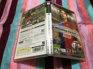SONY PSP ソフト ワールドサッカー ウイニングイレブン 2009 初期起動確認済み プレイステーションポータブル