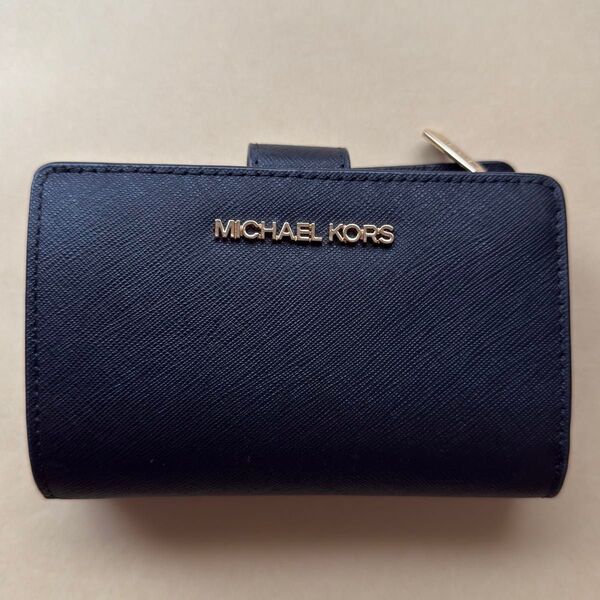 MICHAEL KORS マイケルコース JET SET TRAVEL ビルフォールド 二つ折り財布 ブラック