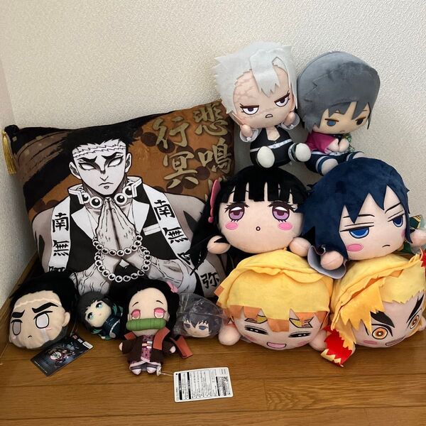 鬼滅の刃 ぬいぐるみ マスコット 座布団 クッション