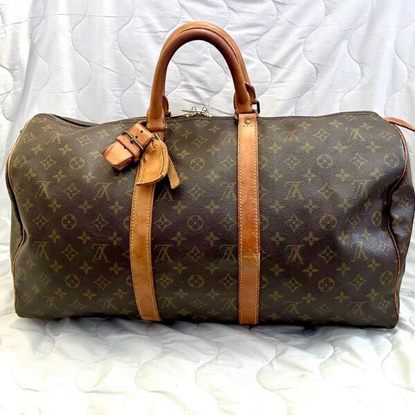 ルイヴィトン LOUIS VUITTON キーポル50 ボストンバッグ モノグラム