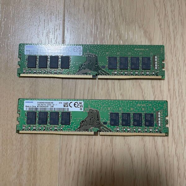 Samsung PC4-3200AA DDR4 メモリ 16gb 2枚