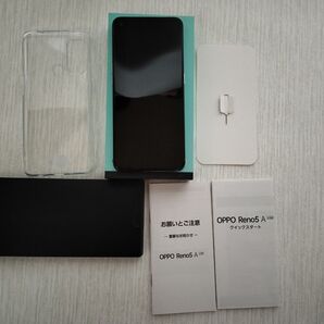 Ymobile版 OPPO Reno5Aアイスブルー 中古