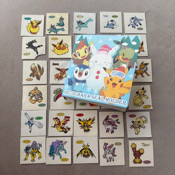 本日23:59まで限定でお値下げ中!!!ポケモン デコキャラシール イーブイ ロコン シャワーズ 伝説 ブラッキー ポケモンパン