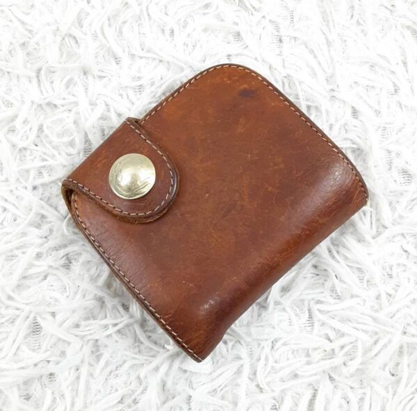 REDMOON レッドムーン 二つ折り財布 レザー 茶