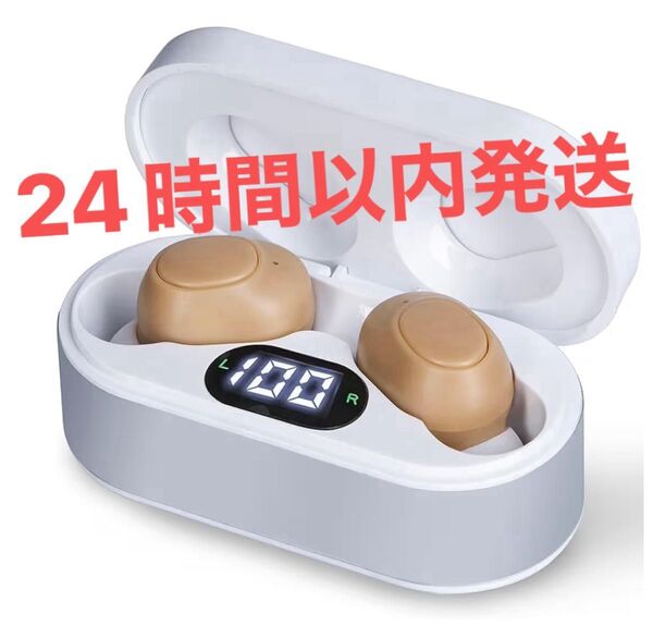 集音器 高齢者 補聴 イヤホン USB 充電式 小型 軽量 簡単