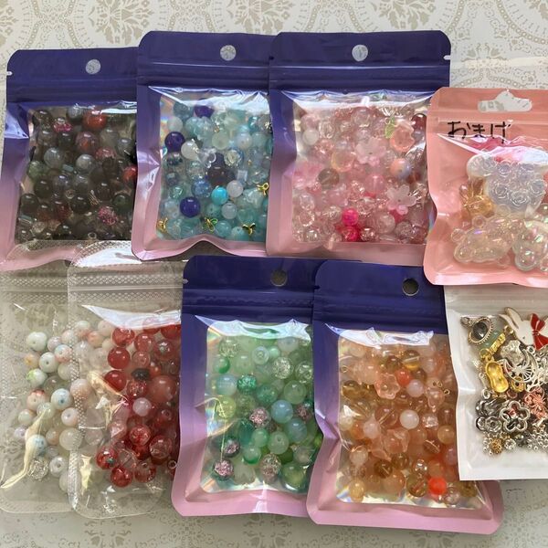 Cビーズ詰め合わせ まとめ売り ハンドメイド アクセサリーパーツ