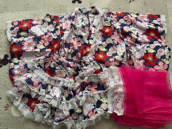 浴衣ドレス セパレート 110 帯付き