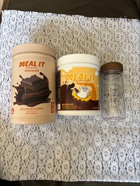 ミルイットプロテインセット ダイエット チョコバナナ チョコレート シェイカー付