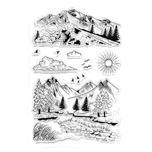 クリアスタンプ2023:Mountain Landscape《2点で15%、3点で20%OFF》