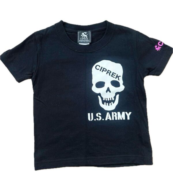 CIPREK BIG ロゴ 子供Tシャツ 子供服 100size ブラック